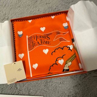 Hermes - エルメス　スカーフ🍊🧡新品