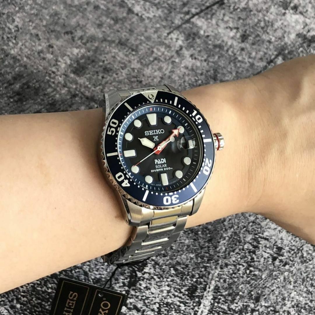 SEIKO(セイコー)のSEIKO パディ PADI ソーラー ダイバーズ セイコー メンズ腕時計 メンズの時計(腕時計(アナログ))の商品写真