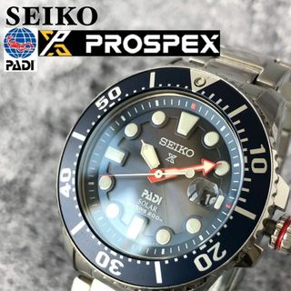 セイコー(SEIKO)のSEIKO パディ PADI ソーラー ダイバーズ セイコー メンズ腕時計(腕時計(アナログ))