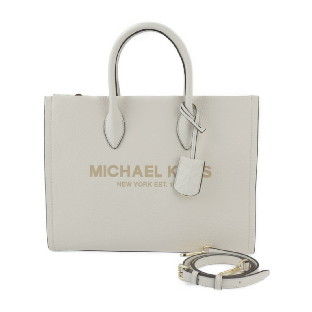 Michael Kors(マイケルコース)のMichael Kors マイケルコース MIRELLA ミレラ MD EW TOTE トートバッグ ハンドバッグ 35S2G7ZT7L レザー   ライトクリームマルチ ゴールド金具  2WAY ショルダーバッグ 【本物保証】 レディースのバッグ(ハンドバッグ)の商品写真