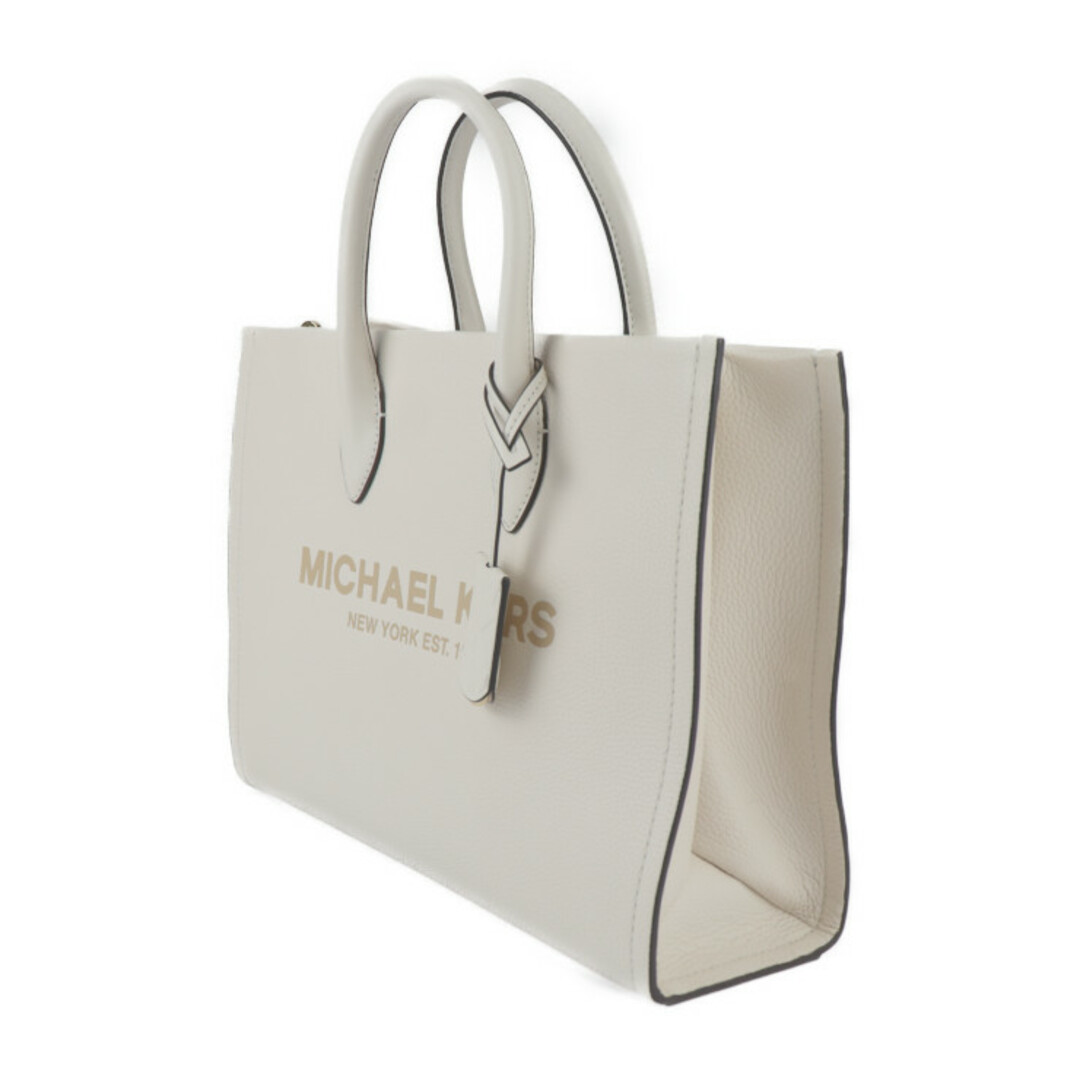 Michael Kors(マイケルコース)のMichael Kors マイケルコース MIRELLA ミレラ MD EW TOTE トートバッグ ハンドバッグ 35S2G7ZT7L レザー   ライトクリームマルチ ゴールド金具  2WAY ショルダーバッグ 【本物保証】 レディースのバッグ(ハンドバッグ)の商品写真