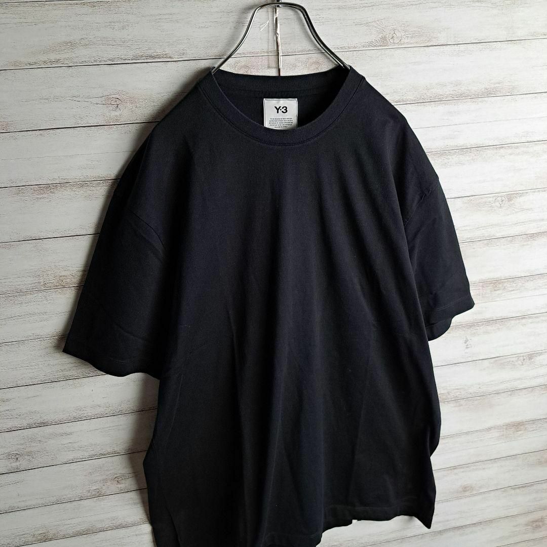 Y-3(ワイスリー)の【レアデザイン】ワイスリー Tシャツ ロゴ 3ライン ワッペン パッチ XL メンズのトップス(Tシャツ/カットソー(半袖/袖なし))の商品写真