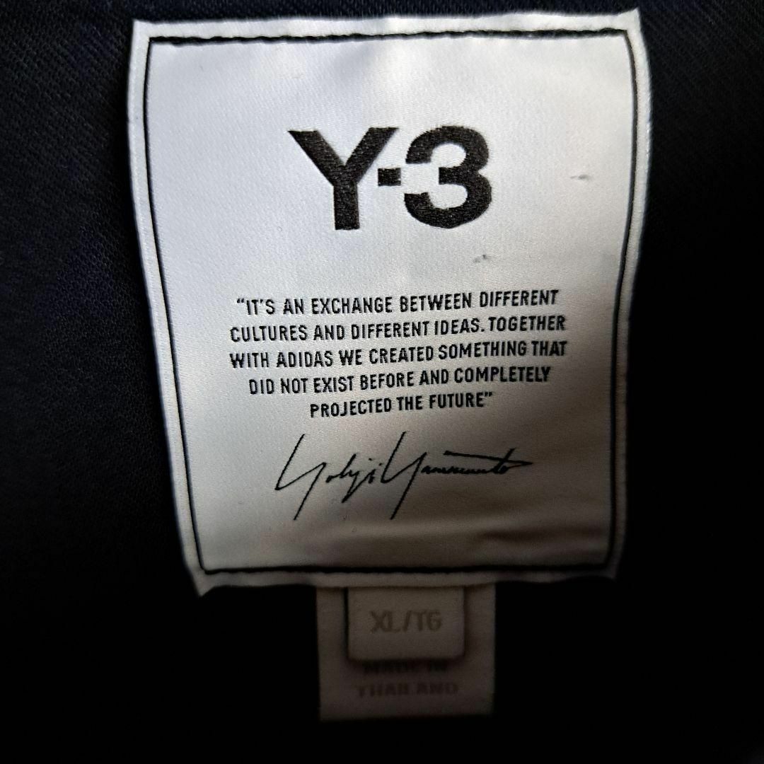 Y-3(ワイスリー)の【レアデザイン】ワイスリー Tシャツ ロゴ 3ライン ワッペン パッチ XL メンズのトップス(Tシャツ/カットソー(半袖/袖なし))の商品写真