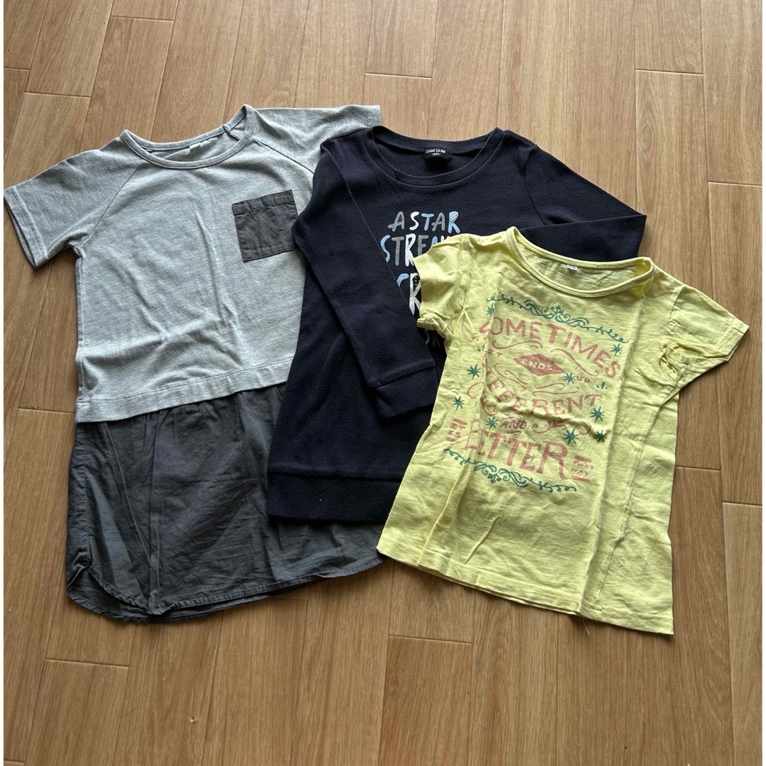 COMME CA ISM(コムサイズム)の120  女の子セット キッズ/ベビー/マタニティのキッズ服女の子用(90cm~)(Tシャツ/カットソー)の商品写真