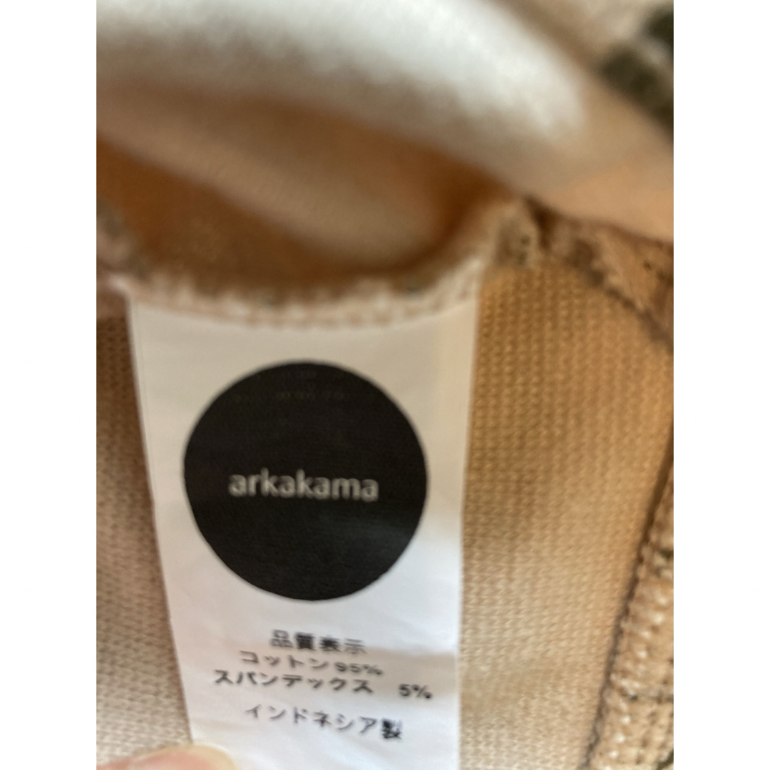 arkakama アルカカマ  110 キッズ スウェット 5部袖 男女兼用 キッズ/ベビー/マタニティのキッズ服男の子用(90cm~)(Tシャツ/カットソー)の商品写真