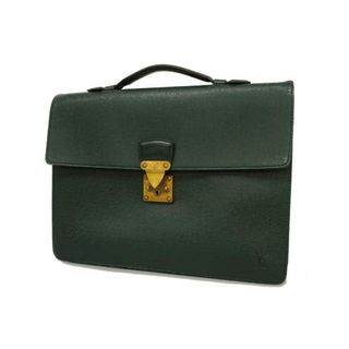 ルイヴィトン(LOUIS VUITTON)の【4ha0864】ルイヴィトン ブリーフケース/タイガ/セルヴィエットクラド/M30074/エピセア【中古】メンズ(ビジネスバッグ)