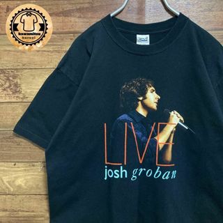 ミュージックティー(MUSIC TEE)の【オーバーサイズ】古着　ジョシュグローバン　バンドT ミュージック　tシャツL(Tシャツ/カットソー(半袖/袖なし))