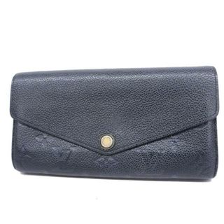 ルイヴィトン(LOUIS VUITTON)の【4ha0895】ルイヴィトン 長財布/モノグラム・アンプラント/ポルトフォイユサラ/M61182/ノワール【中古】レディース(財布)