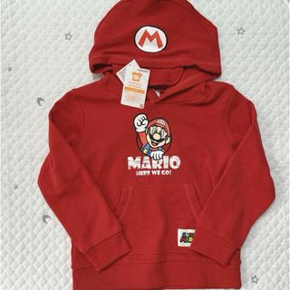 バンダイ(BANDAI)の新品未使用　マリオ　パーカー(Tシャツ/カットソー)