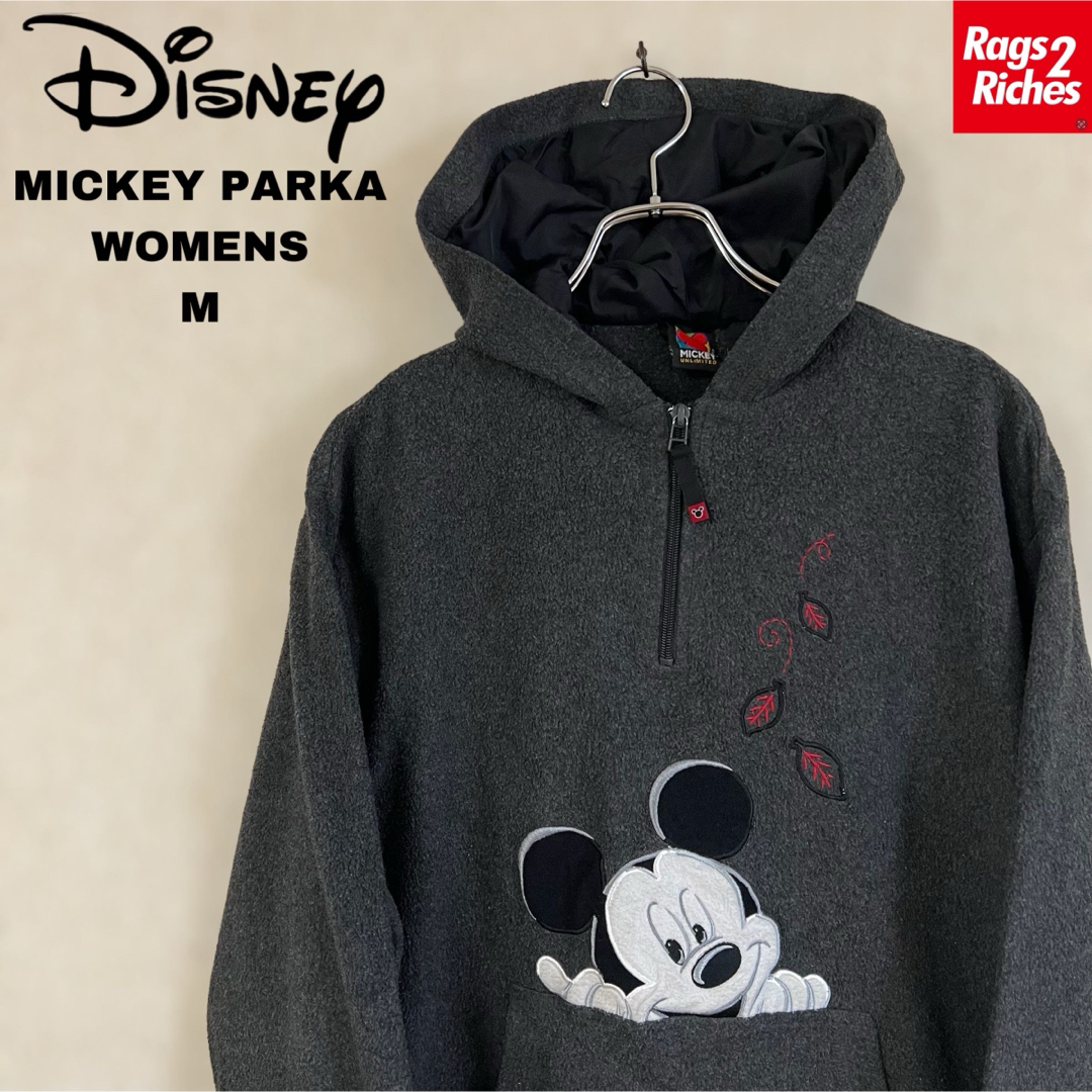 Disney(ディズニー)のディズニー ミッキーマウス フリース パーカーDisney MICKEY レディースのトップス(パーカー)の商品写真