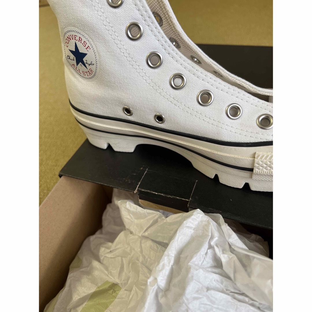 CONVERSE(コンバース)のコンバース　オールスター　厚底スニーカー　ホワイト レディースの靴/シューズ(スニーカー)の商品写真