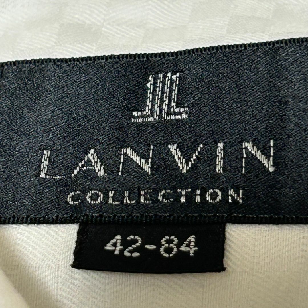 LANVIN(ランバン)の【訳あり美品】ランバン 長袖シャツ ワイシャツ 42-84 ホワイト ✓4147 メンズのトップス(ポロシャツ)の商品写真