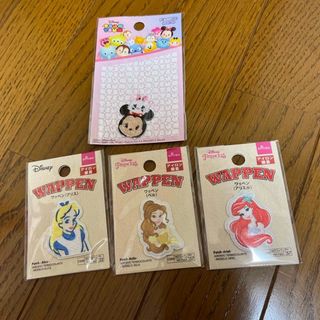 ディズニー(Disney)のディズニー　プリンセス☆ワッペン　アップリケ(各種パーツ)