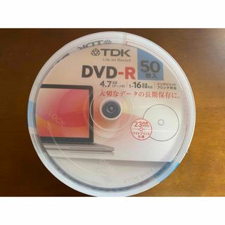 TDK PCデータ用DVD-R 1回録画用 ホワイトディスク DR47PWC50(その他)