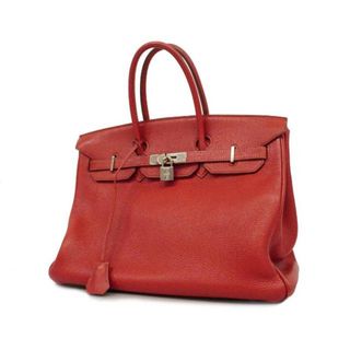 エルメス(Hermes)の★SALE 【4ha1096】エルメス ハンドバッグ/バーキン35/□L刻印/トゴ/ルージュガランス/シルバー金具 【中古】 レディース(ハンドバッグ)