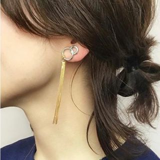 ジュエッテ(Jouete)の【限定値下】Jouete コンビカラー ペアクリップ(イヤリング)