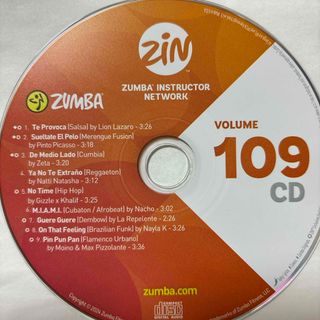 ズンバ(Zumba)のズンバ　ZIN109  CD(クラブ/ダンス)