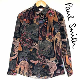 ポールスミス(Paul Smith)のPaul Smith アニマル プリント シャツ　M ボタニカル 総柄(シャツ)