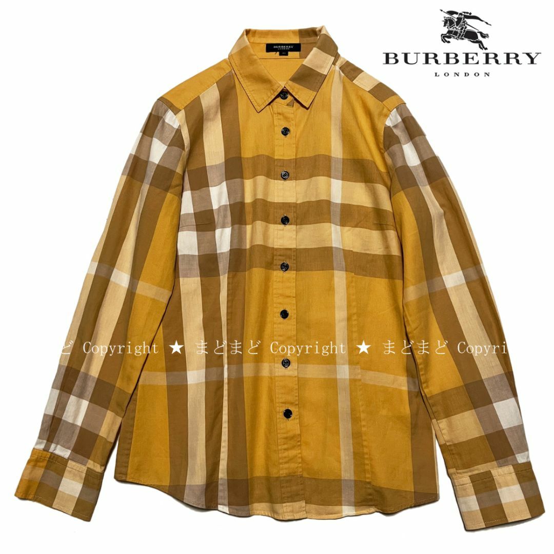 BURBERRY(バーバリー)のバーバリー ロンドン ノバ チェック 長袖 シャツ 38 レディース ブラウス レディースのトップス(シャツ/ブラウス(長袖/七分))の商品写真