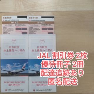 JAL 日本航空 株主割引券 2枚 優待冊子 2冊(その他)