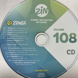 ズンバ(Zumba)のズンバ　ZIN108  CD(クラブ/ダンス)