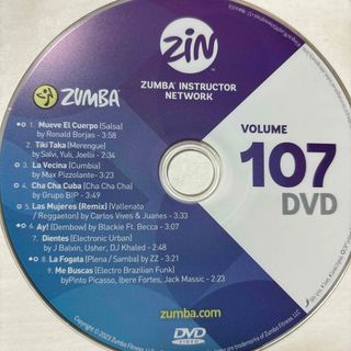 ズンバ　ZIN107  DVD