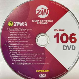 ズンバ(Zumba)のズンバ　ZIN106 DVD(スポーツ/フィットネス)