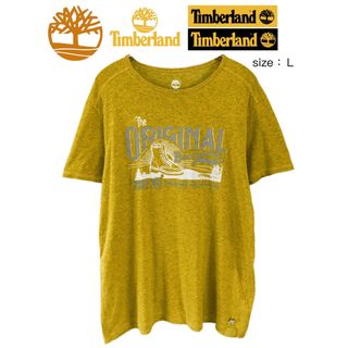 Timberland - Timberland　ティンバーランド　Tシャツ　L　カラシ色　USA古着