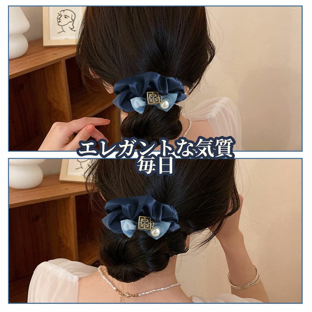 【2023最新】Doyime シュシュ ヘアアクセサリー 大人 レディース ヘア コスメ/美容のヘアケア/スタイリング(その他)の商品写真