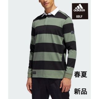 アディダス(adidas)のLサイズ新品アディダスゴルフ /ADICROSS 長袖ラグビーシャツ(シャツ)