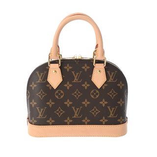 ルイヴィトン(LOUIS VUITTON)のルイヴィトン モノグラム アルマ BB 2WAY ハンドバッグ ブラウン(ハンドバッグ)