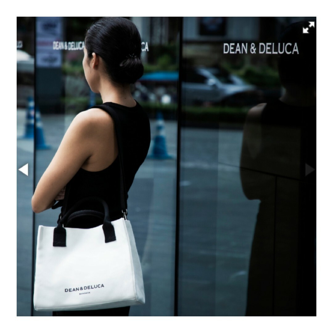 DEAN & DELUCA(ディーンアンドデルーカ)のDEAN&DELUCA bangkok トートバッグ 白 レディースのバッグ(トートバッグ)の商品写真