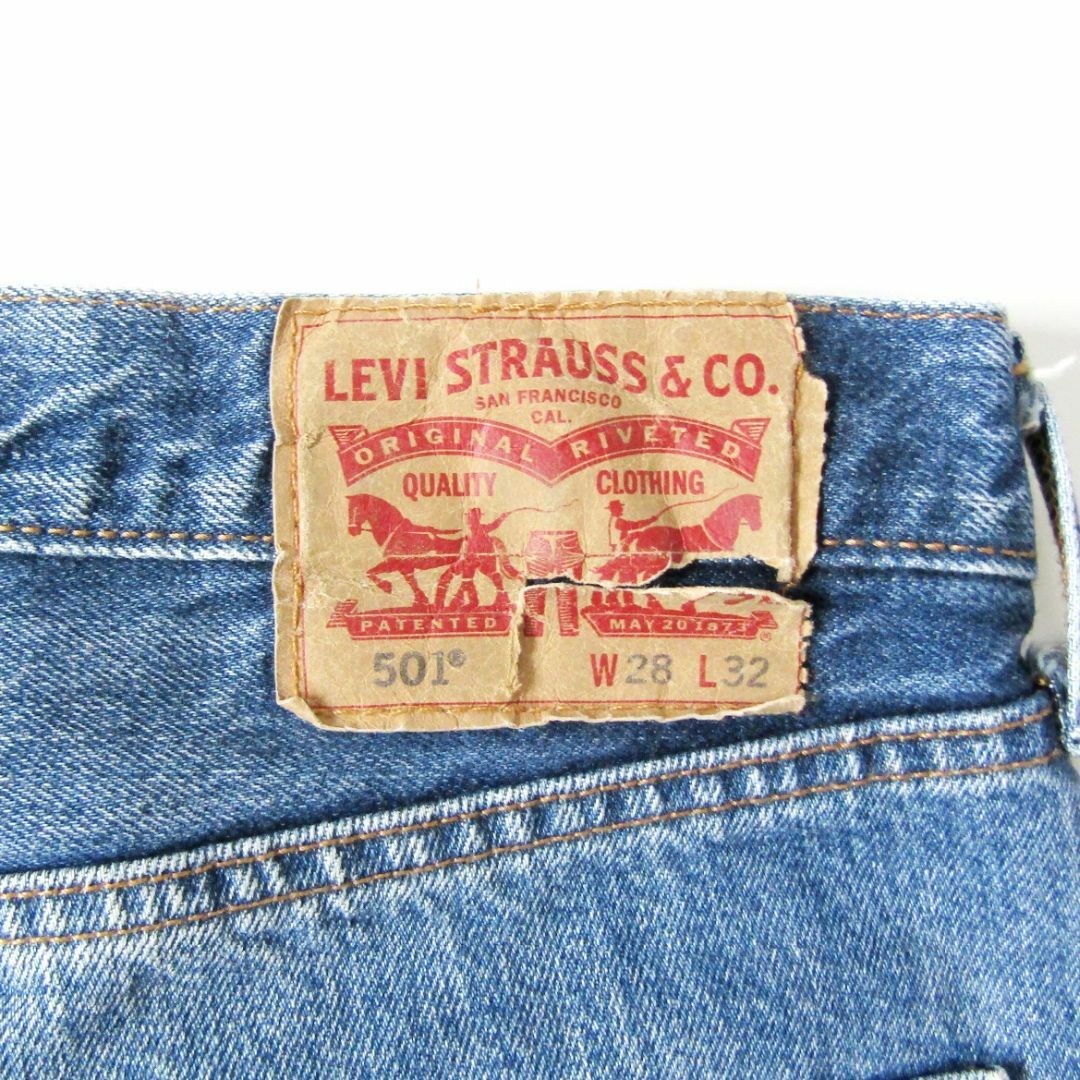 Levi's(リーバイス)のLevi'sリーバイス501▼ストレートデニム▼28インチ▼ウエスト約78㎝ メンズのパンツ(デニム/ジーンズ)の商品写真