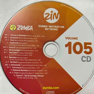 ズンバ(Zumba)のズンバ　ZIN105  CD(クラブ/ダンス)