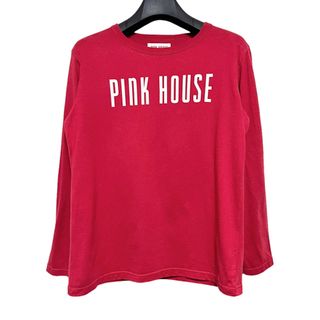 ピンクハウス(PINK HOUSE)の匿名発送　美品　PINK HOUSE ピンクハウス　ロゴプリントロングT M(Tシャツ(長袖/七分))