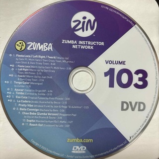 ズンバ(Zumba)のズンバ　ZIN103  DVD(スポーツ/フィットネス)