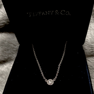 ティファニー(Tiffany & Co.)のティファニー バイザヤード 0.2ct ダイヤネックレス シリアルあり(ネックレス)