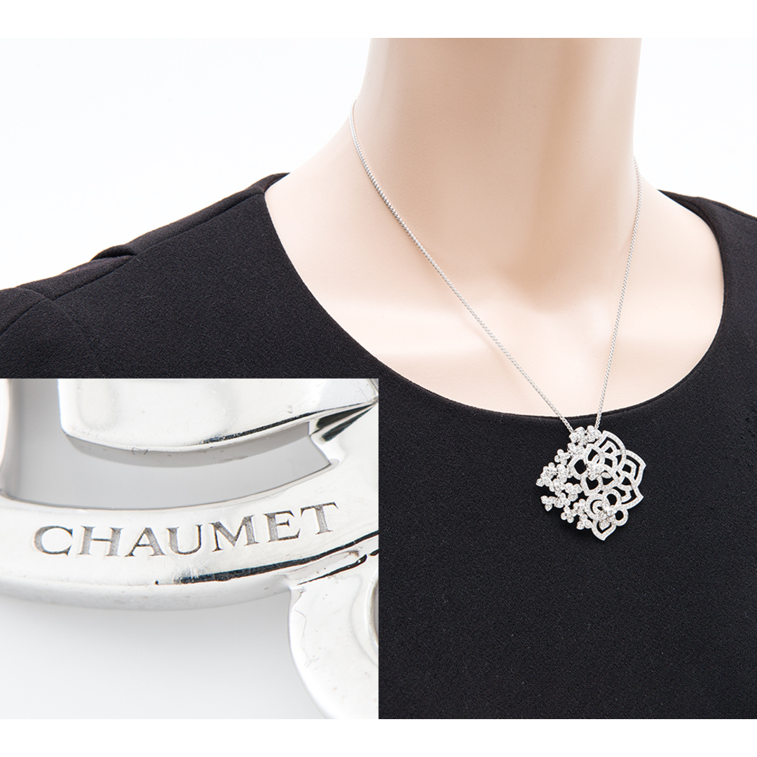 CHAUMET(ショーメ)のショーメ フラワーモチーフ  ダイヤモンド  ペンダント・ネックレス レディースのアクセサリー(ネックレス)の商品写真