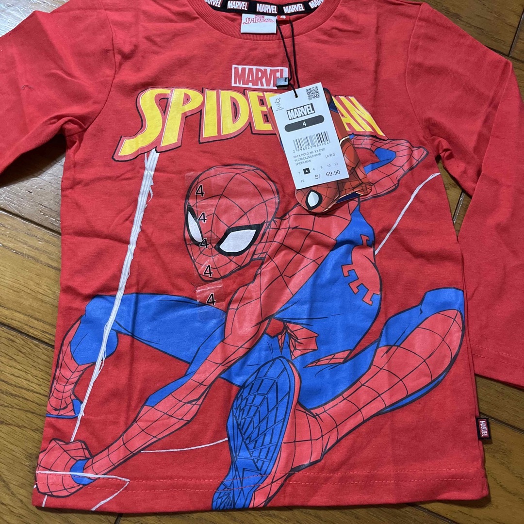 スパイダーマン MARVEL 長袖Tシャツ ロンT 110cmの通販 by 蘭 スパイダーマン MARVEL 長袖Tシャツ ロンT 110cmの通販 by 蘭