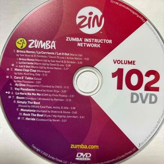 ズンバ(Zumba)のズンバ　ZIN102  DVD(スポーツ/フィットネス)