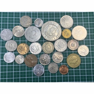 外国　コイン　25枚(貨幣)