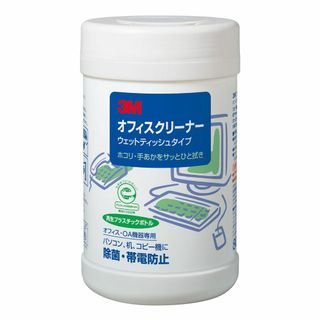 3M オフィスクリーナー ウェットティッシュタイプ ボトル 80枚入り OC-8(OA機器)