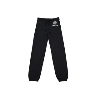 Chrome Hearts - CHROME HEARTS クロムハーツ クロススェットパンツ ユニセックスモデル サイズL ブッラク 中古 62018