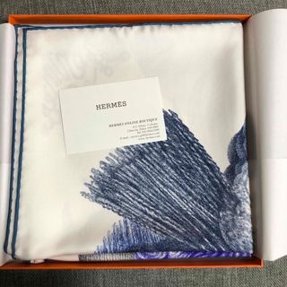 エルメス(Hermes)のエルメス カレ90 Plumets et Panaches 羽根と羽飾り (バンダナ/スカーフ)