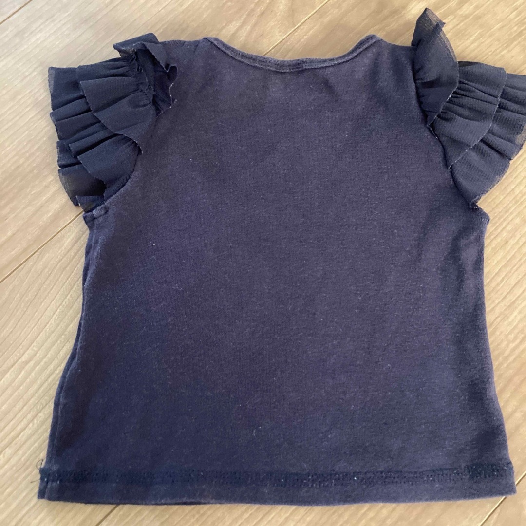 petit main(プティマイン)のプティマイン　ワンピース　Tシャツ　70 80 ドレス　女の子 キッズ/ベビー/マタニティのベビー服(~85cm)(ワンピース)の商品写真