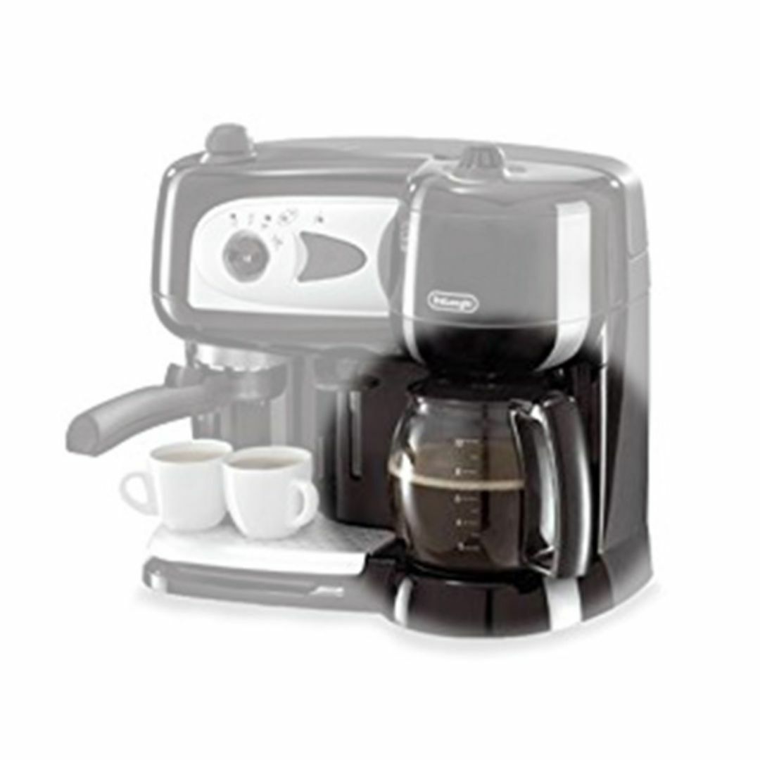 DeLonghi(デロンギ)のデロンギ コンビコーヒーメーカー ガラスジャグ BCO261N等 シルバー スマホ/家電/カメラの調理家電(コーヒーメーカー)の商品写真