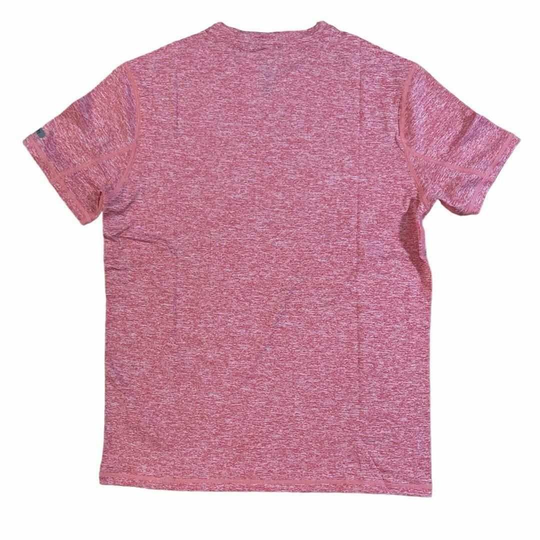 メンズ　ドライTシャツ　速乾　半袖　運動　ピンク　赤　XS 新品未使用　部活 メンズのトップス(Tシャツ/カットソー(半袖/袖なし))の商品写真