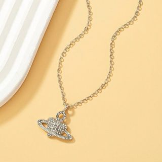 ヴィヴィアンウエストウッド(Vivienne Westwood)のvivienne westwood ハート　ネックレス　シルバー(ネックレス)