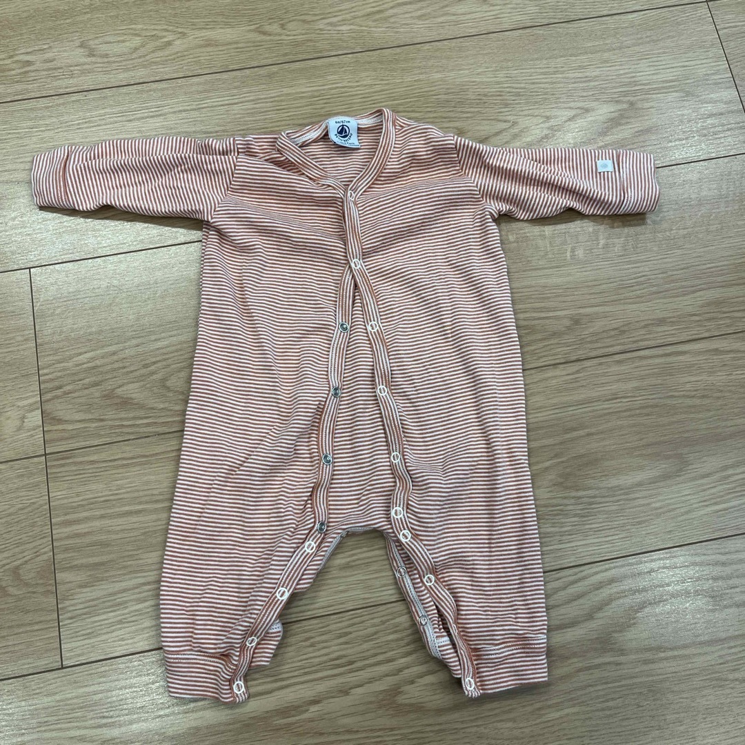 PETIT BATEAU(プチバトー)のプチバトー　ロンパース キッズ/ベビー/マタニティのベビー服(~85cm)(ロンパース)の商品写真