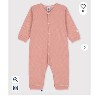 プチバトー(PETIT BATEAU)のプチバトー　ロンパース(ロンパース)